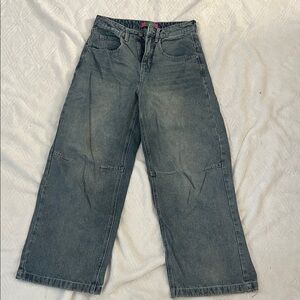 Empyre Pink and Green Denim Jeans